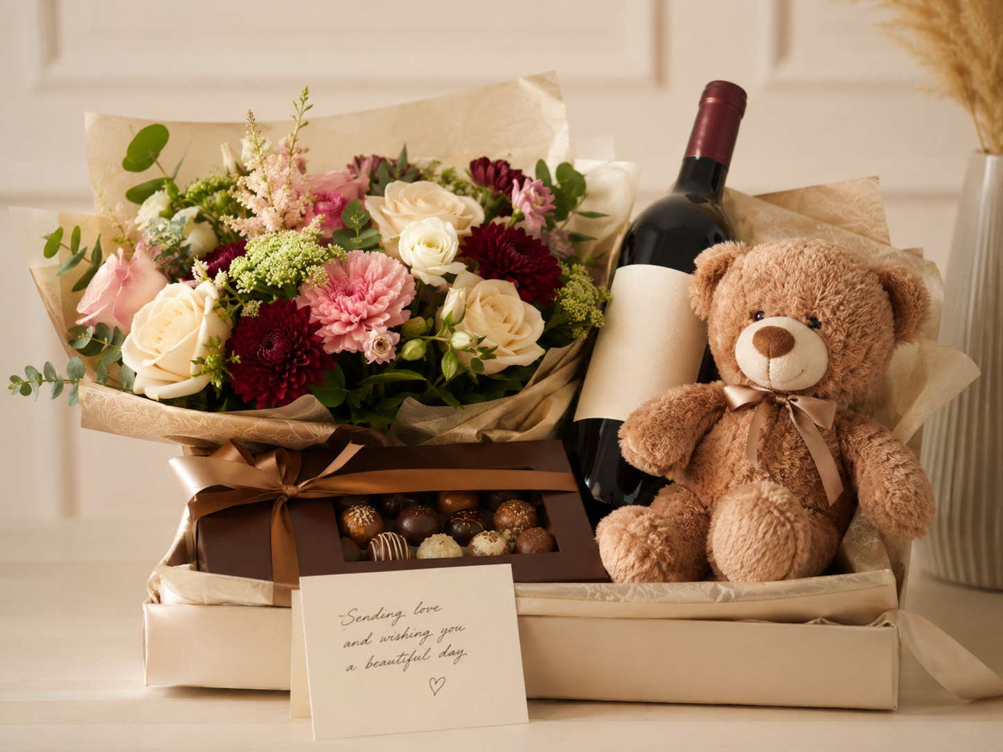 Flower Gift Packages: The Best Flower and Chocolate, Wine, and Gift Combos