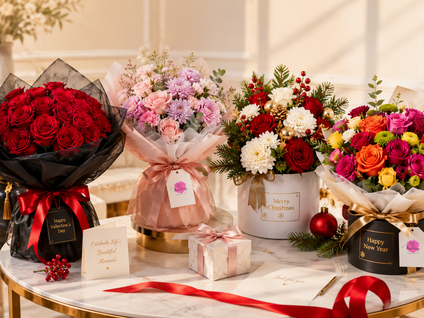 Seasonal Flower Gift Guide: The Best Flowers for Valentine's Day, Mother's Day, and Holidays