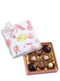 Pink Floral Boutique Chocolate