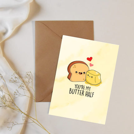 Butter half Card