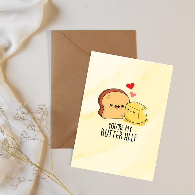 Butter half Card