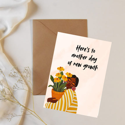 Cheers to growth Card