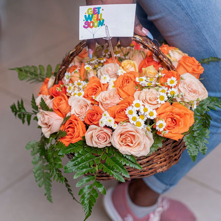 Get well soon basket