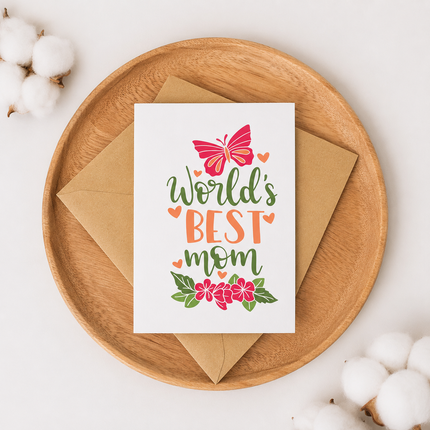 World's Best Mom Card