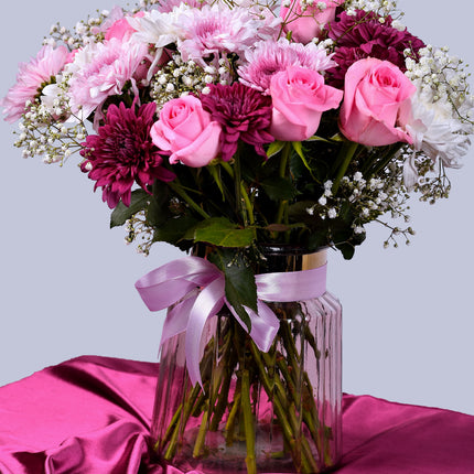 Blushing Bloom Vase