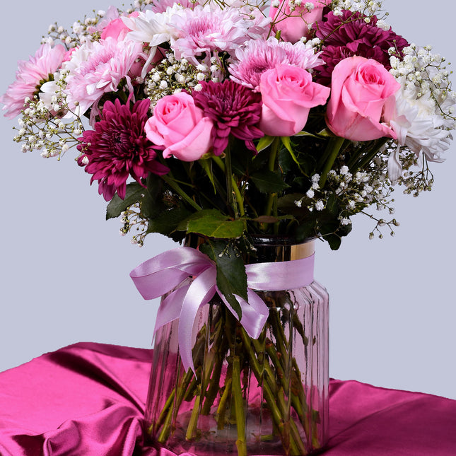 Blushing Bloom Vase