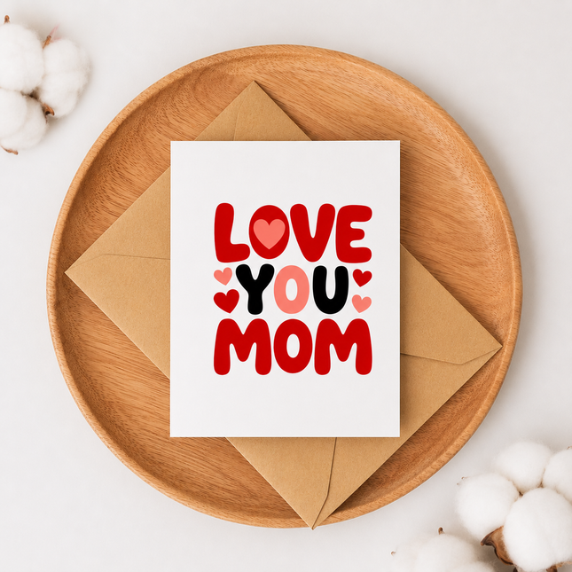 Love You Mom Card
